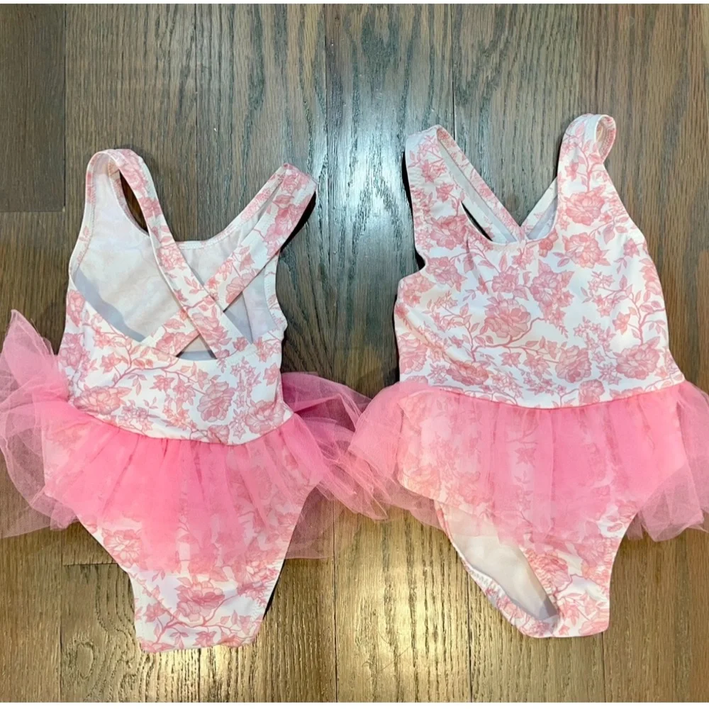 Piccoli Principi - Isella Tutu Swimsuit in Light Pink toile